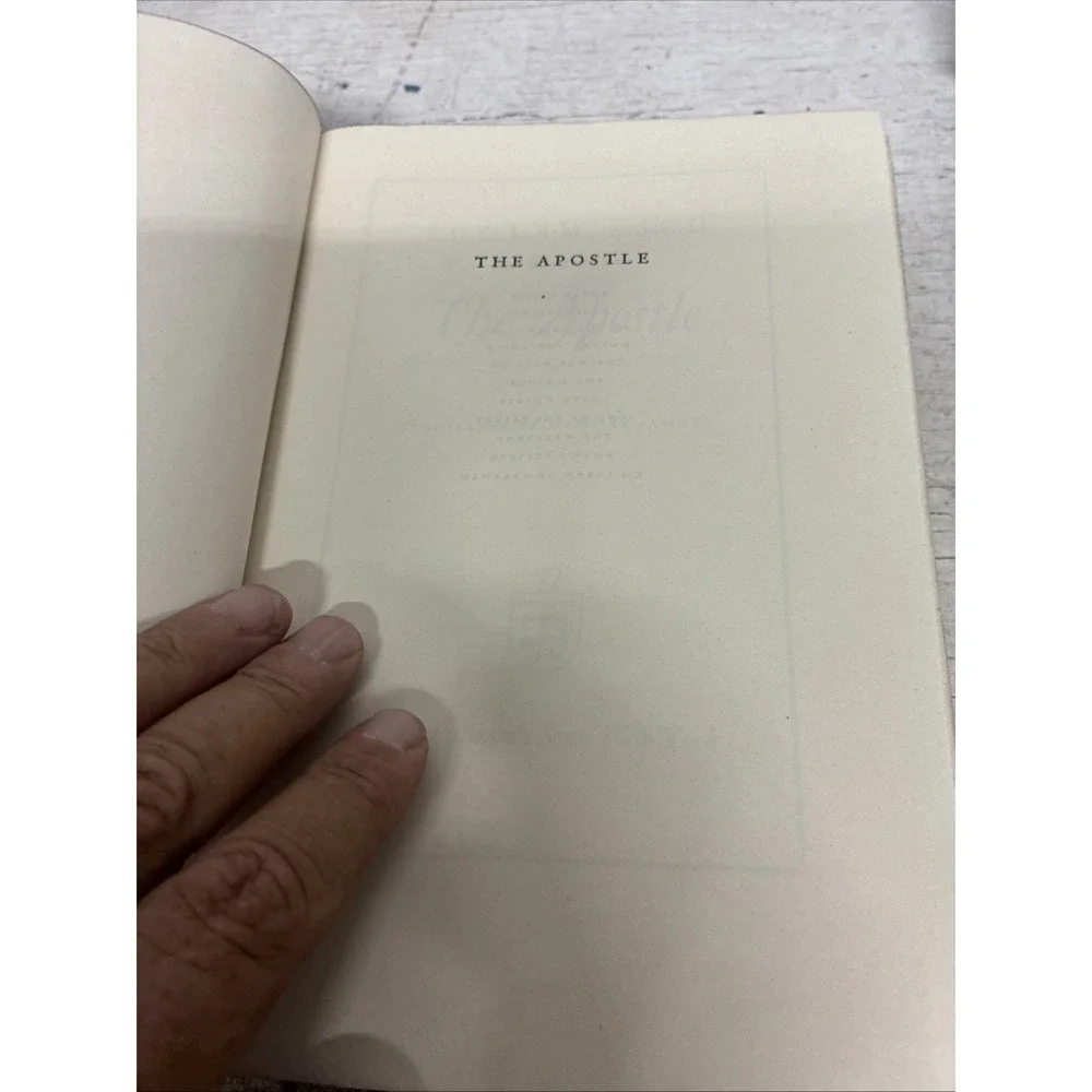 The Apostle by Sholem Asch Hardcover G.P. Putnam's Sons 1943 Religion